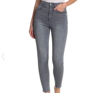NWT WeWoreWhat Grey High Rise Skinny Jeans